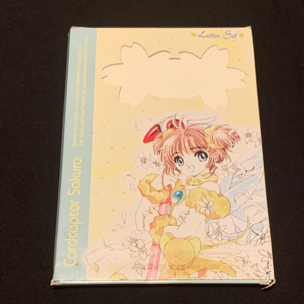 Vintage Y2K Cardcaptor Sakura Anime Stationary Paper Set from Japan Rare